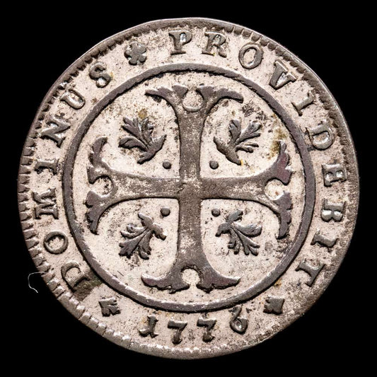 Suiza. 1/2 Batzen. (1,98 g.). Berna. 1776. DT-525N. EBC. Restos de brillo original.
