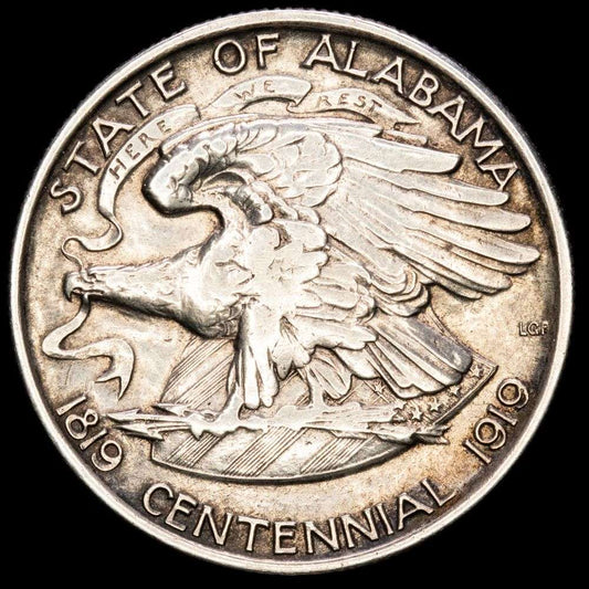 Estados Unidos. 1/2 Dolar (12,40 g.). Alabama. 1921. KM-148. XF-.