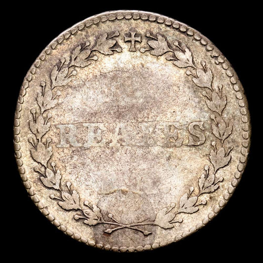 Perú. 2 Reales. (5,54 g.). Cuzco. 1837. B·A. KM-169,1. MBC/BC. Moneda provisional