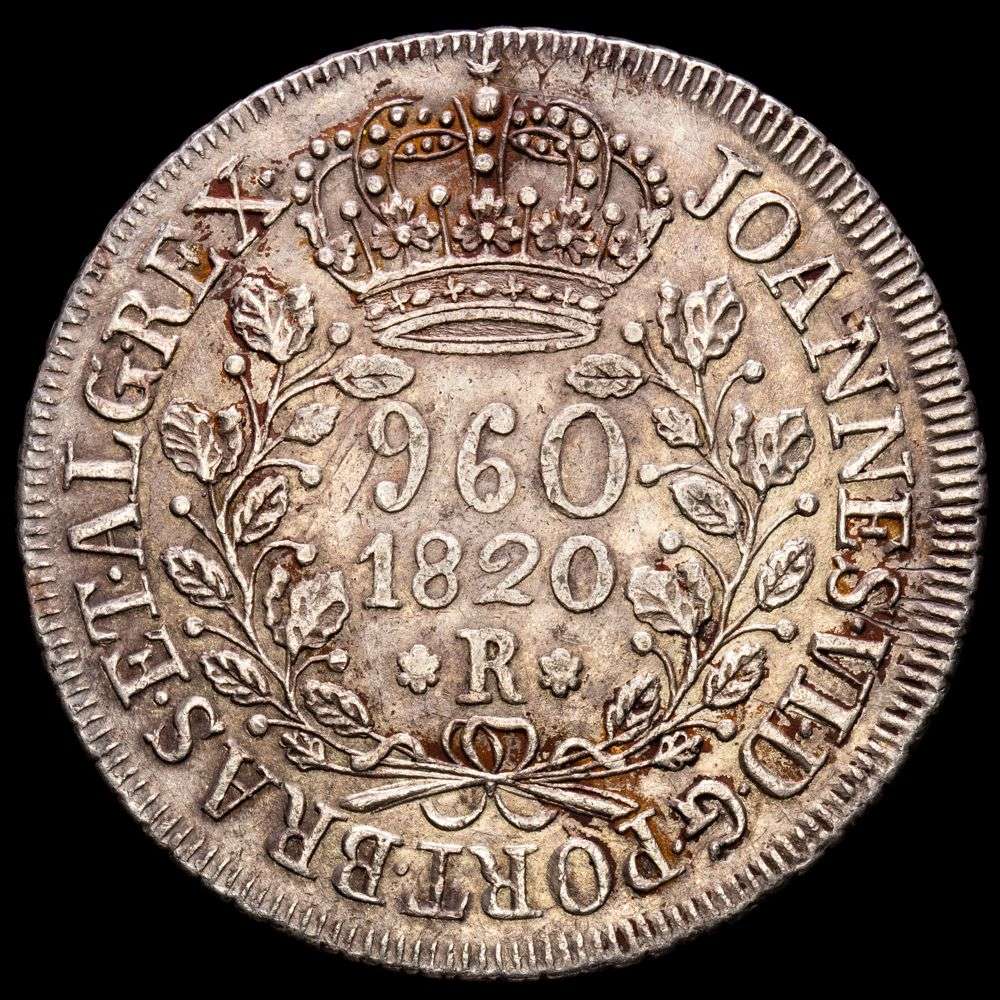 Brasil. Joannes VI. 960 Reis (26,82 g.). Rio. 1820. KM-326.1. MBC+.