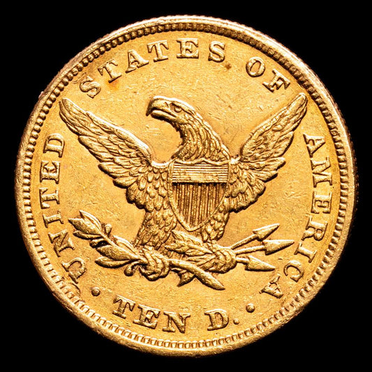 Estados Unidos. 10 Dollars. (16,67 g.). Philadelphia. 1849. KM-66.2. VF+.
