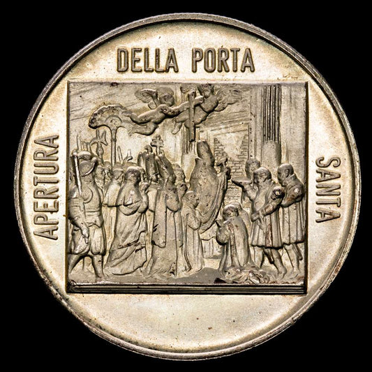 Juan Pablo II – Vaticano. Medalla. (13.43 g.). 1983. UNC-. 34 mm Apertura de la porta santa