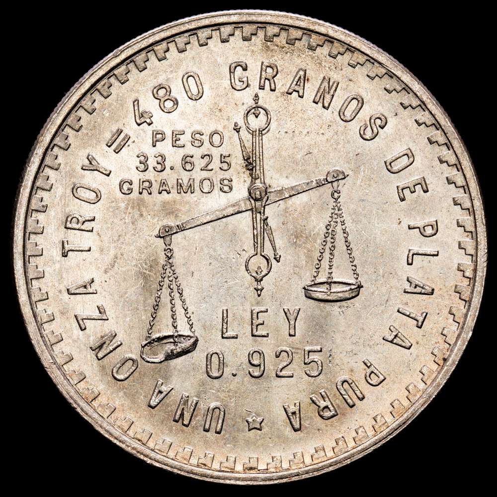 México. Onza Troy. (33,44 g.). México. 1949. KM-49A. XF+.