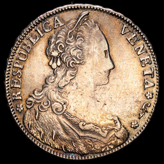 Italia – República Veneta. Tallero. (28,63g.). Venecia. 1795. KM-747. XF+.