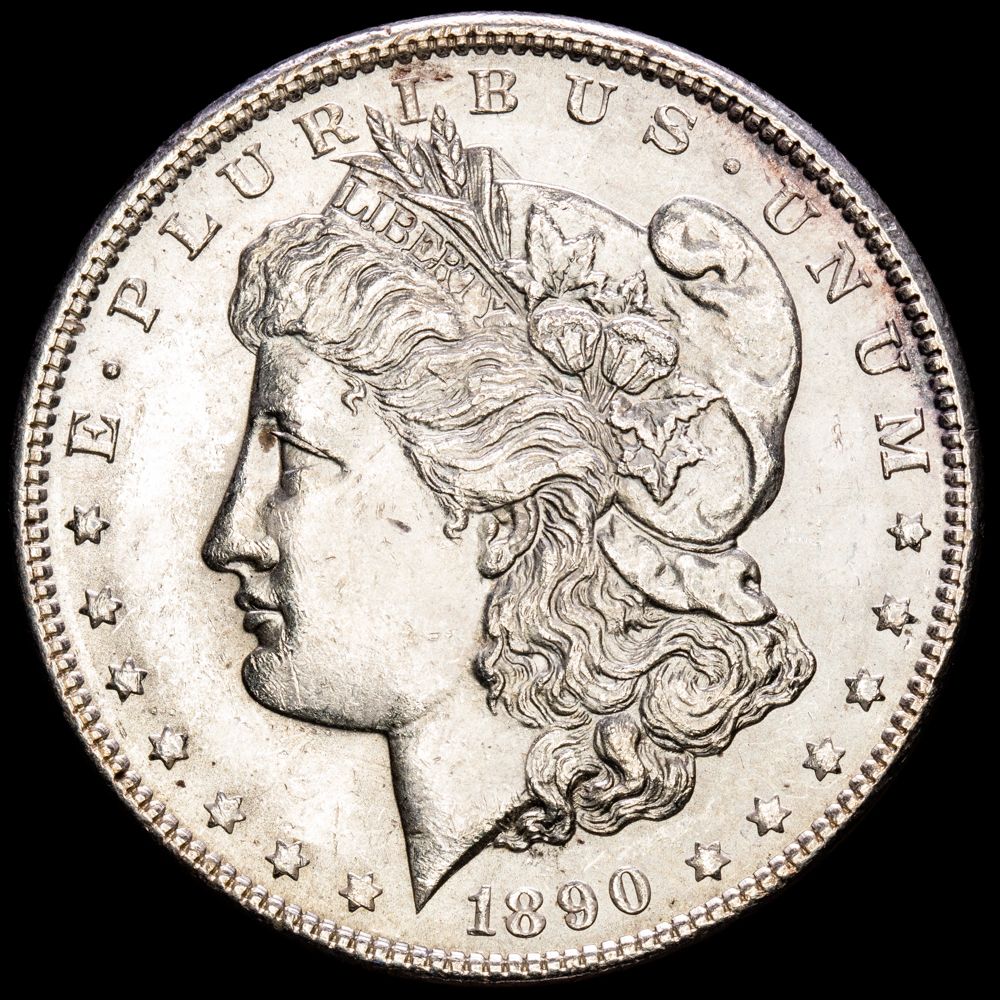 Estados Unidos. Dollar Morgan (26,74 g.). Filadelfia. 1890. KM-110. UNC-. Brillo original.