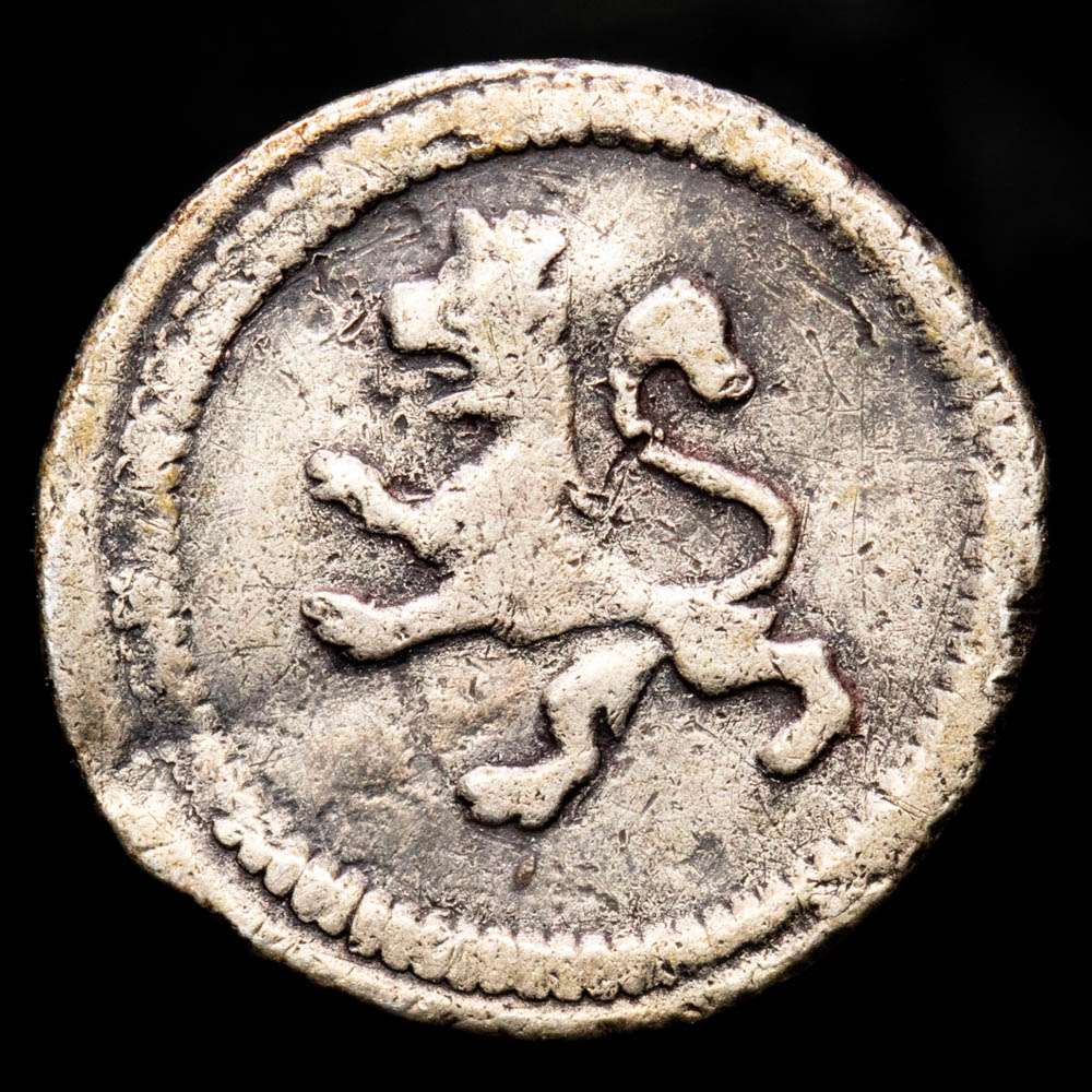 Perú – Fernando VII. 1/4 de Real. (0,84 g.). Lima. 1823. Aureo y Calicó – 1463. VF-30. Escasa