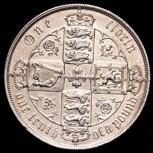 Gran Bretaña – Victoria. Florin. (11,34 g.). MDCCCLXXIII. KM-746.2. XF.