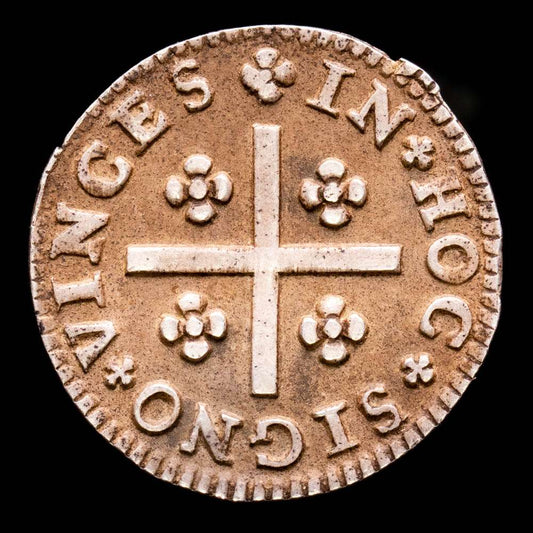 Portugal – Joannes V. 50 Reis (1/2 Tostad). (1,63 g.). (1706-1750). AG-45.01. EBC+. Rara
