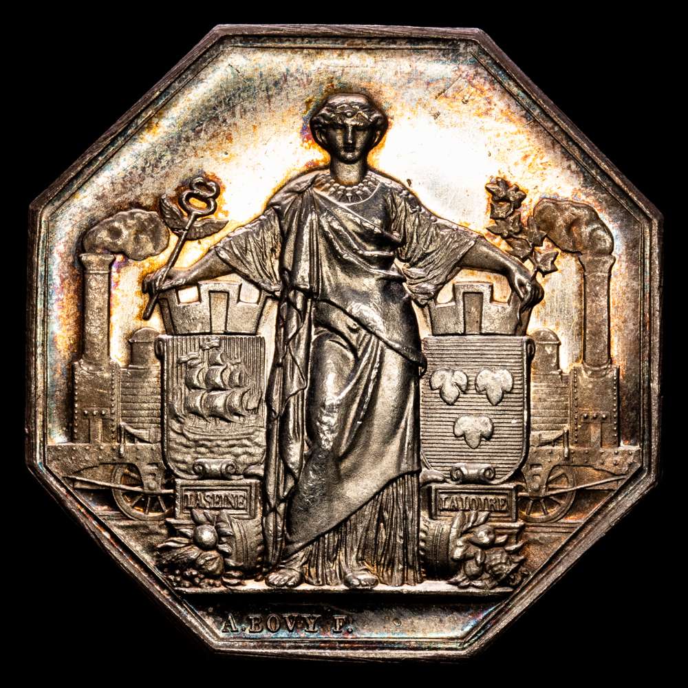 Francia – Luis Felipe I. Jetón. (23,62 g.). París. 1838. GAD-3370. UNC. Brillo original