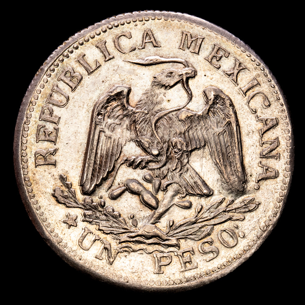 Revolución Mexicana. Un peso. (10.92 g.). Taxco. 1915. KM-610. EBC-.