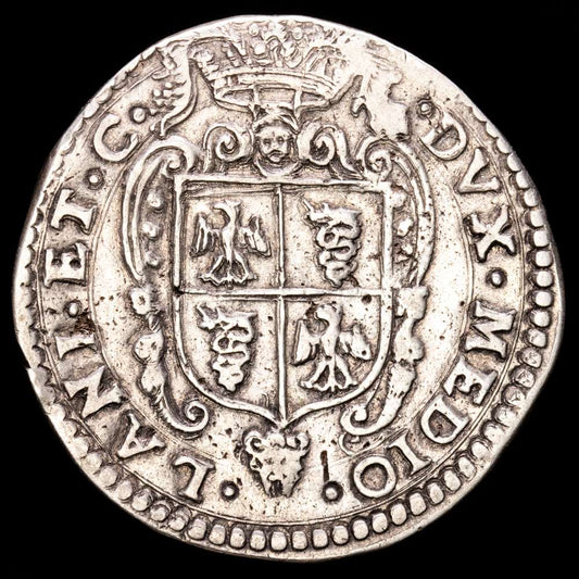 Italia – Philippus. Ducat. (31,6g.). Milán. 1554-1598. PMU-0143. Muy rara.