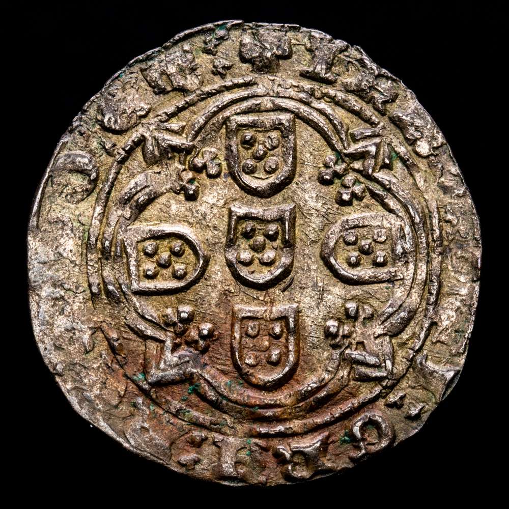 Portugal – D. Joao. Real Branco. (3,13 g.). Lisboa. (1385-1433). AG-52.02. MBC+.