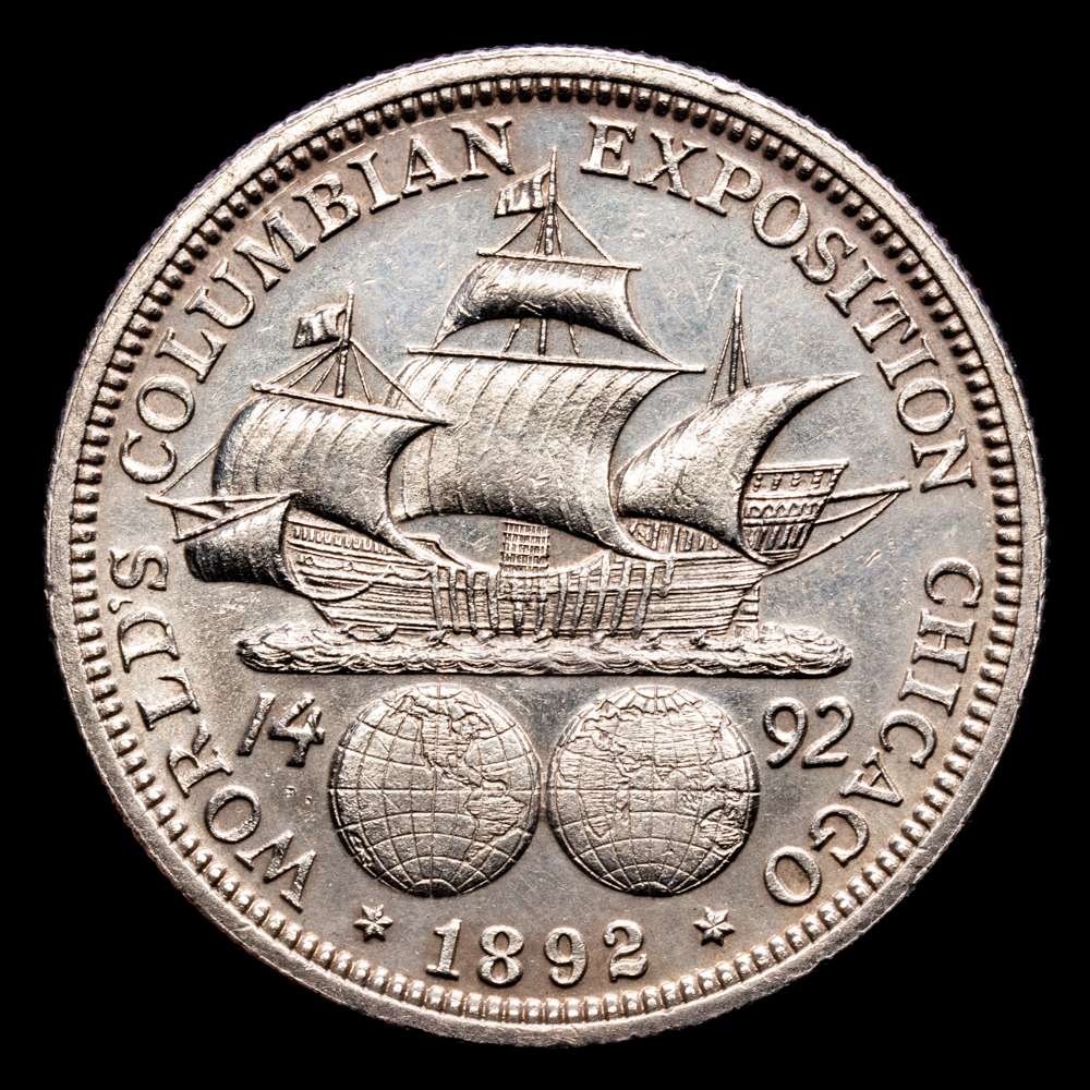 Estados Unidos. 1/2 Dollar. (12,46 g.). Filadelfia. 1892. KM-117. XF. Ligeramente limpiada.