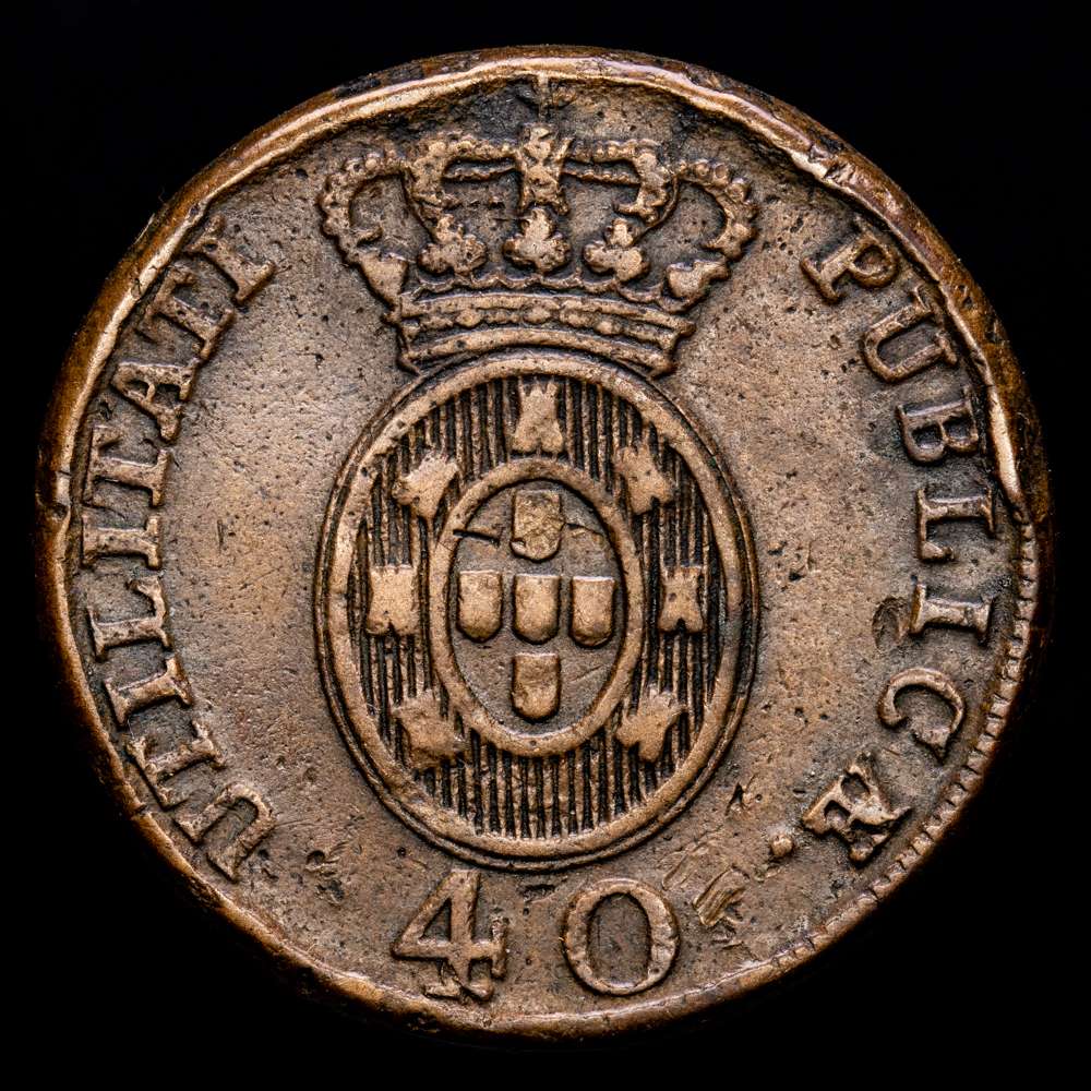 Portugal – Joao Principe Regente. Pataco (40 Reis). (38,48 g.). 1813. GOMES-10.03. MBC.