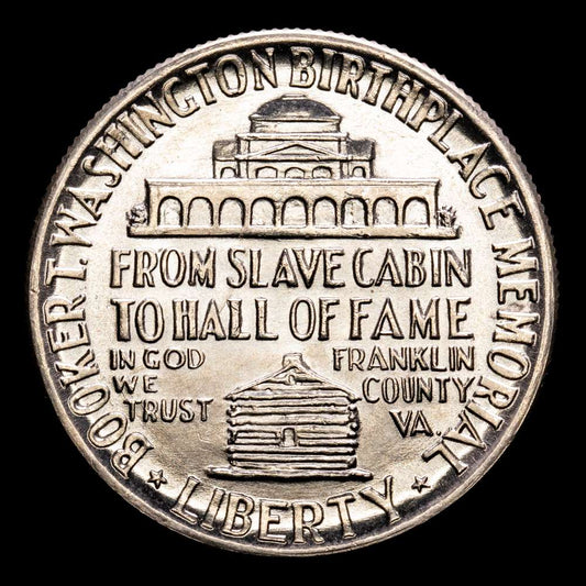 Estados Unidos 1/2 dólar 1951 KM# 198, N# 4400; Plata 12,50 g.; Memorial Booker T. Washington; Acuñación 51082 uds.; UNC con brillo original.