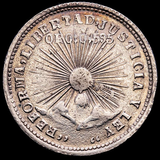 México – Época Revolucionaria. 2 Pesos. (25,27 g.). Guerrero. 1914. KM-643. MBC+. Escasa