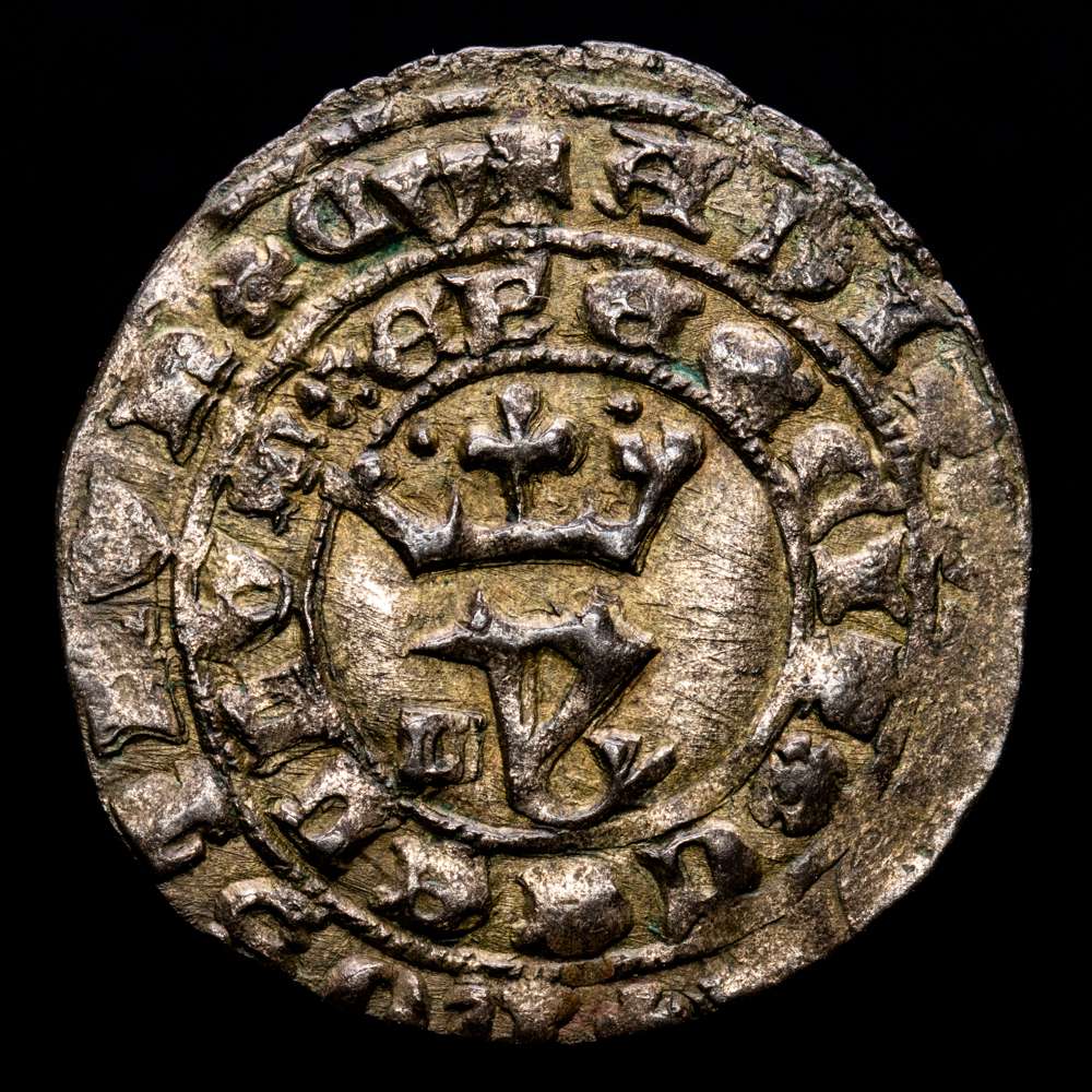 Portugal – D. Joao. Real Branco. (3,13 g.). Lisboa. (1385-1433). AG-52.02. MBC+.