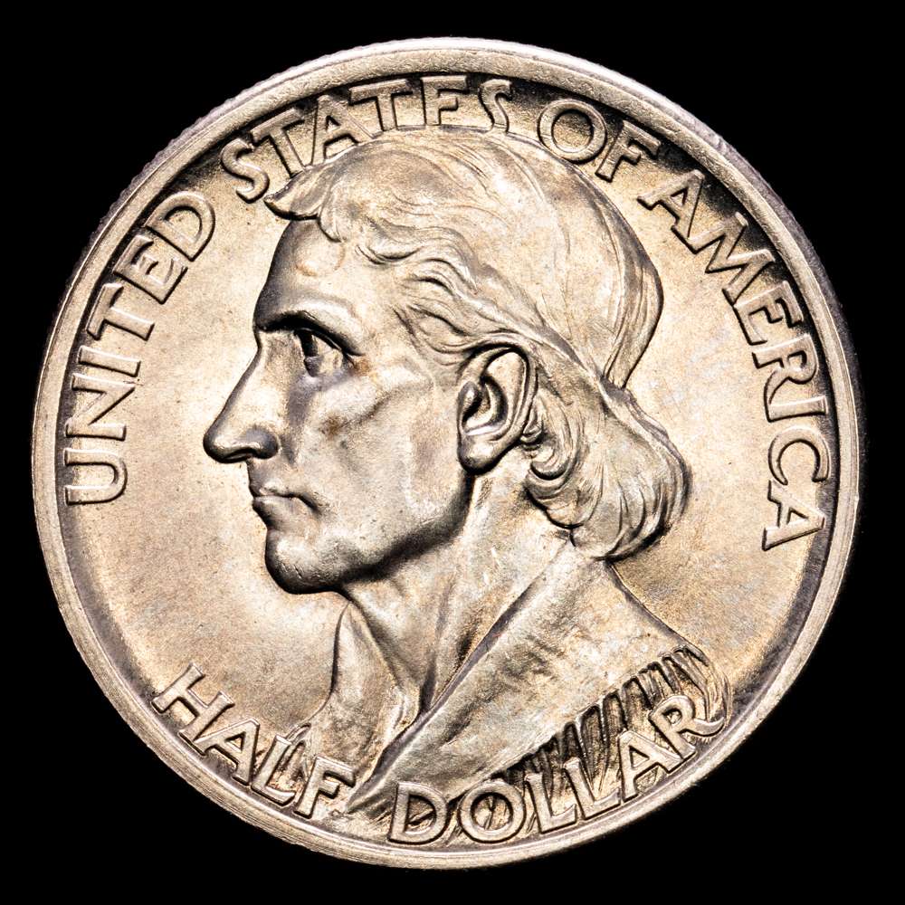 ESTADOS UNIDOS. 1/2 dólar. 1935. AR. Bicentenario Daniel Boone. KM-165,1. SC.