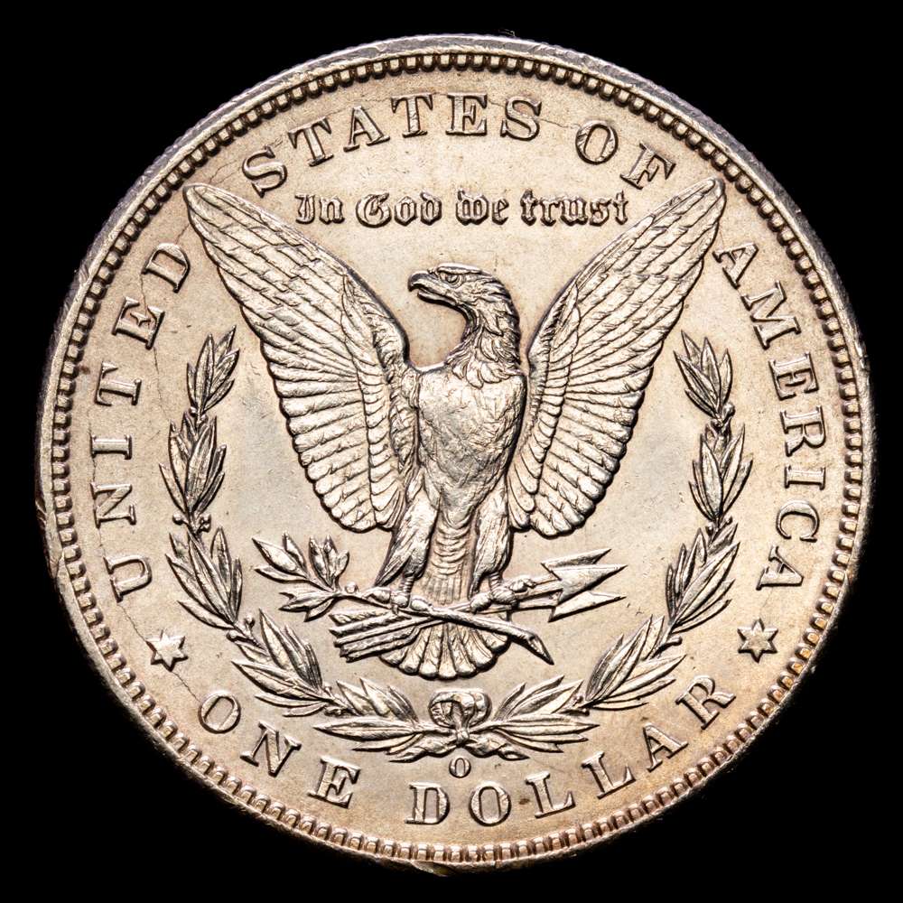 ESTADOS UNIDOS. 1 dólar. (Ar. 26,75g/38mm). 1899. Nueva Orleans O (Km#110). EBC+. Ligera pátina.