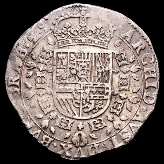 Países Bajos – Philippe IV. Patagón. (27,71 g.). Bruselas. 1622. (Vti. 996) (Vanhoudt 645.BS). MBC+